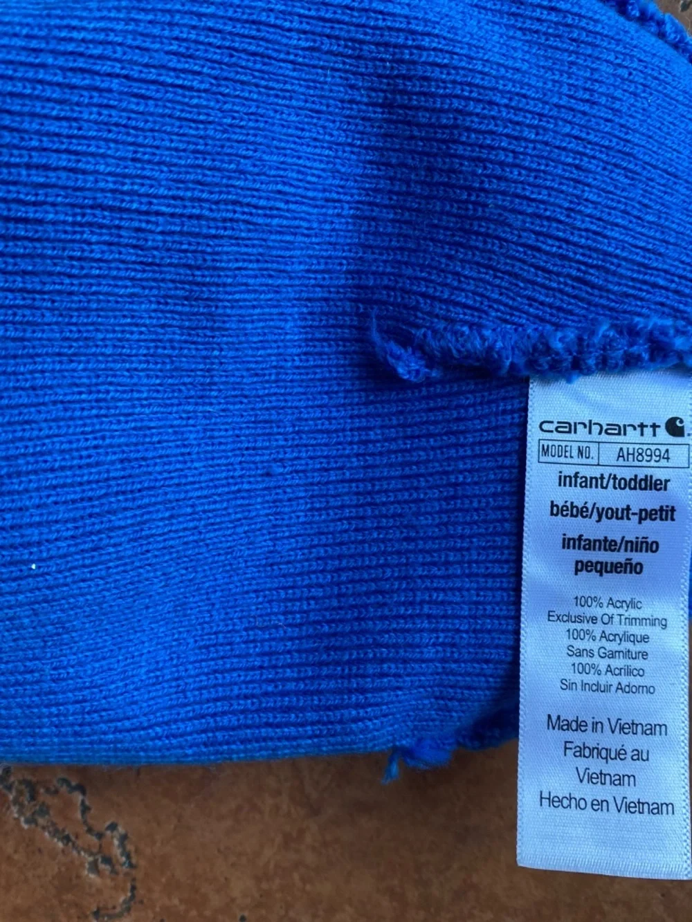 Infant Toddler Royal Blue Carhartt Beanie